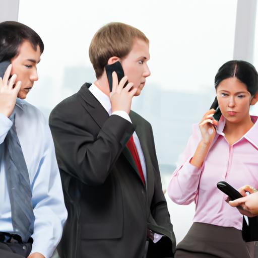 A team of business experts emphasizing the advantages of a toll-free number in customer service.